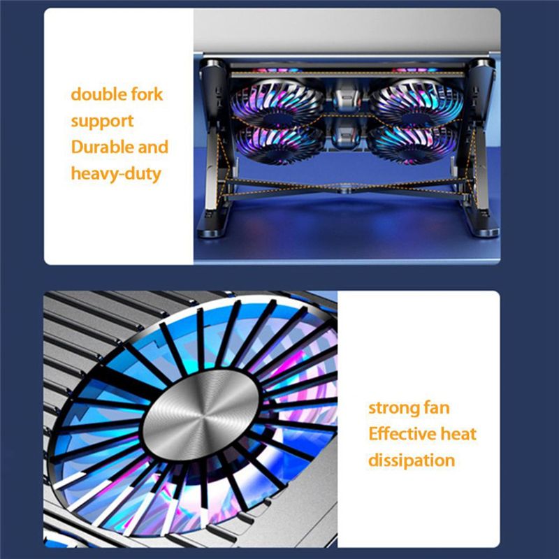 Laptop Accessories Cooling Pad - Podstawka chłodząca do laptopa lilili, składana,