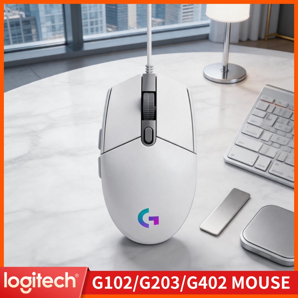 Logitech Mouse G203 - Przewodowa mysz gamingowa Logitech G203, konfiguracja