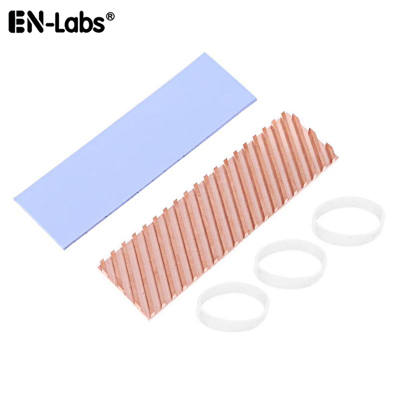 Laptop Accessories Cooling Pad - Miedziany radiator do M.2 SSD 2280