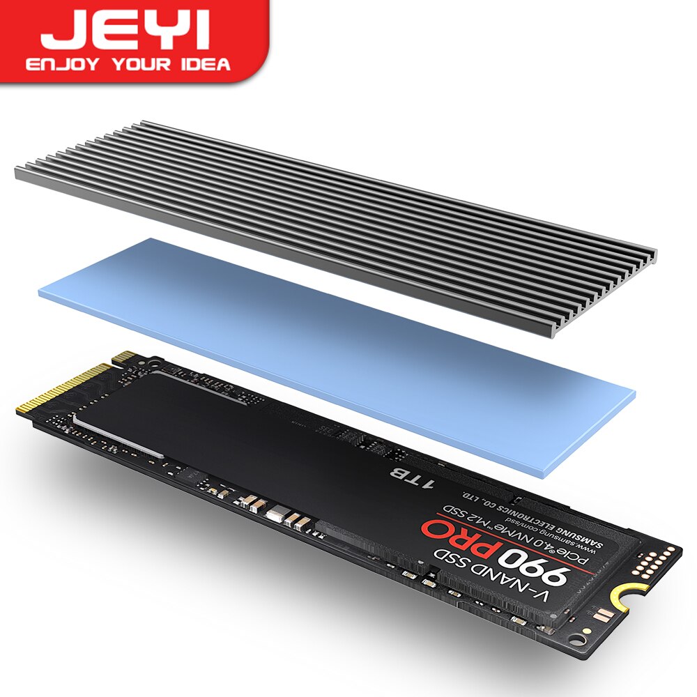 Laptop Accessories Cooling Pad - Radiator JEYI M.2 SSD, aluminiowy radiator