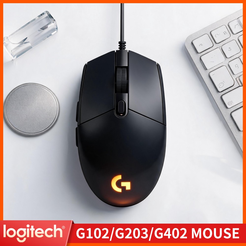 Logitech Mouse G203 - Przewodowa mysz gamingowa Logitech G203 z