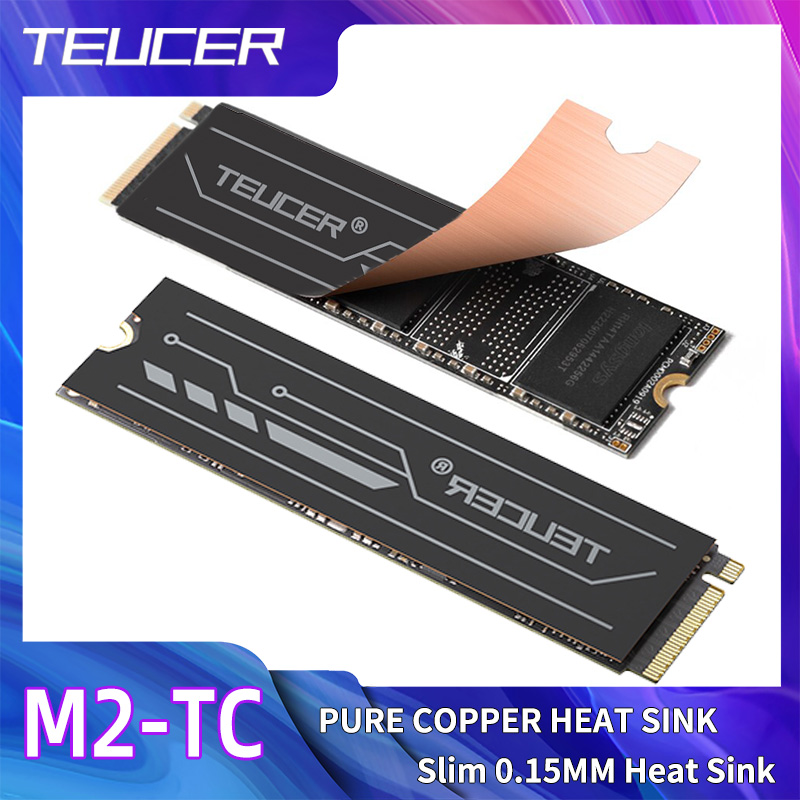Laptop Accessories Cooling Pad - TEUCER Graphene M.2 SSD Radiator Dwuwarstwowa