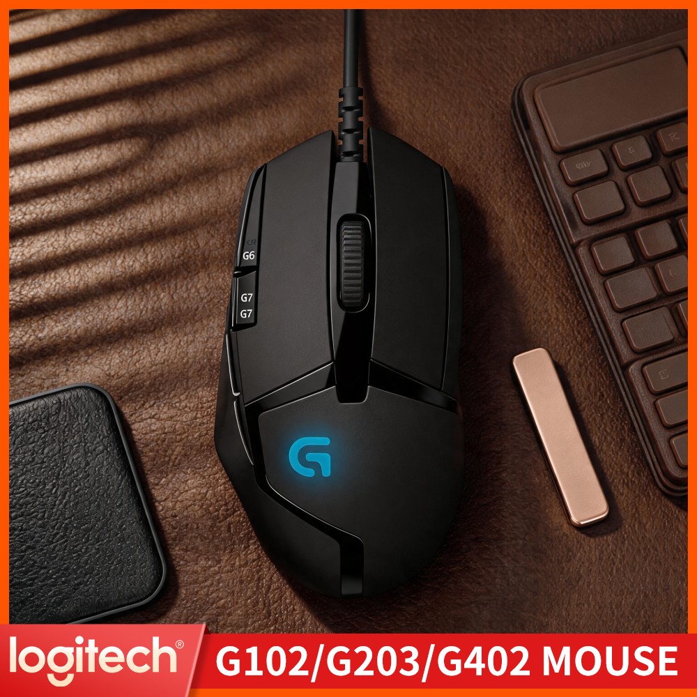 Logitech Mouse G203 - Mysz gamingowa Logitech G102 Prodigy, lekka