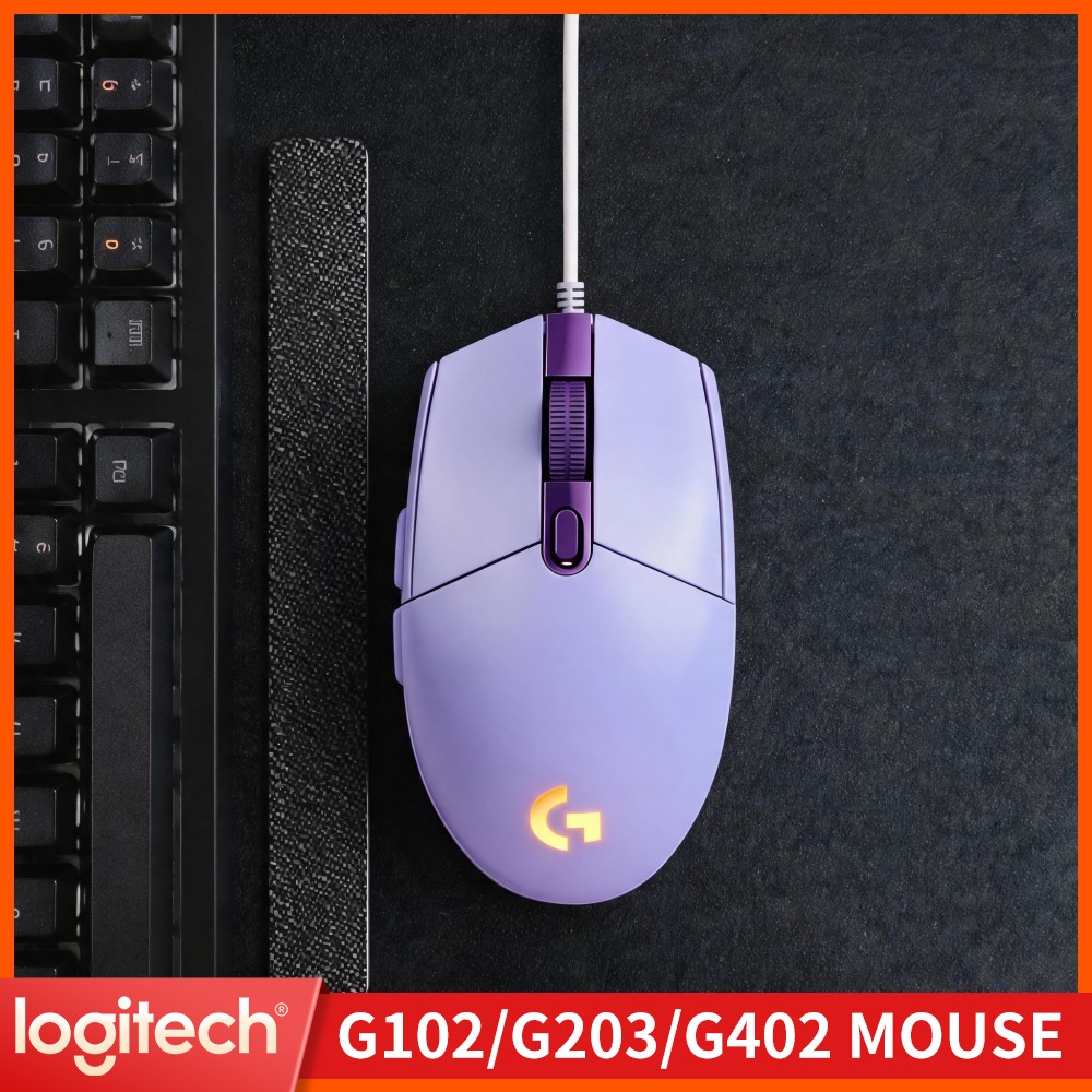 Logitech Mouse G203 - Logitech G203 Przewodowa Mysz Gamingowa Wygodna