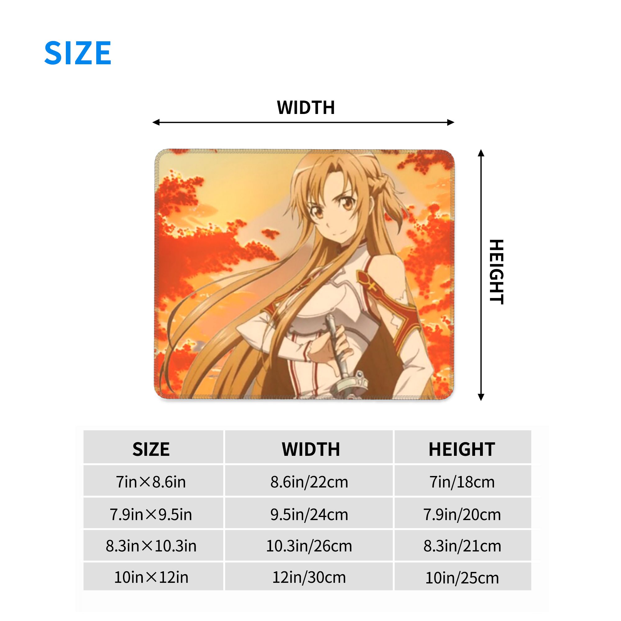 Podkładka pod mysz Sword Art O – Laptop Accessories Online recenzja i cena