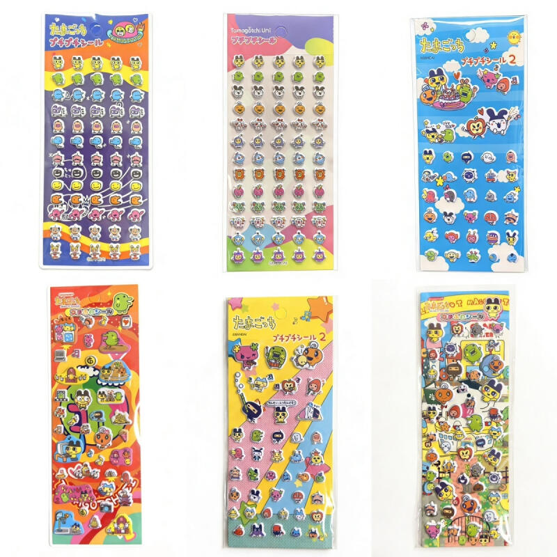6 szt. Naklejki Tamagotchi z k – Laptop Accessories Toys recenzja i cena