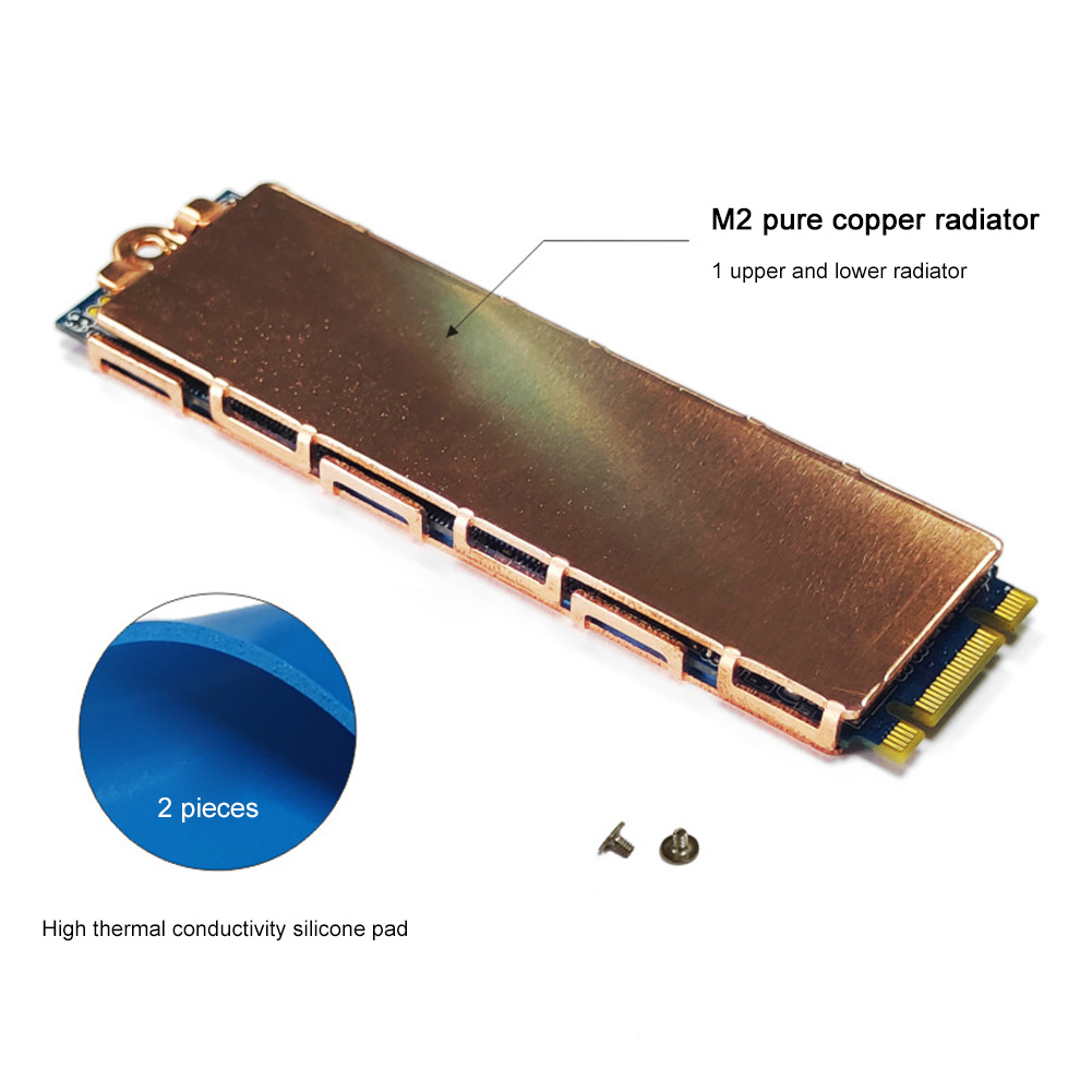 Metalowy cooler do SSD z silik – Laptop Accessories Cooling Pad recenzja i cena
