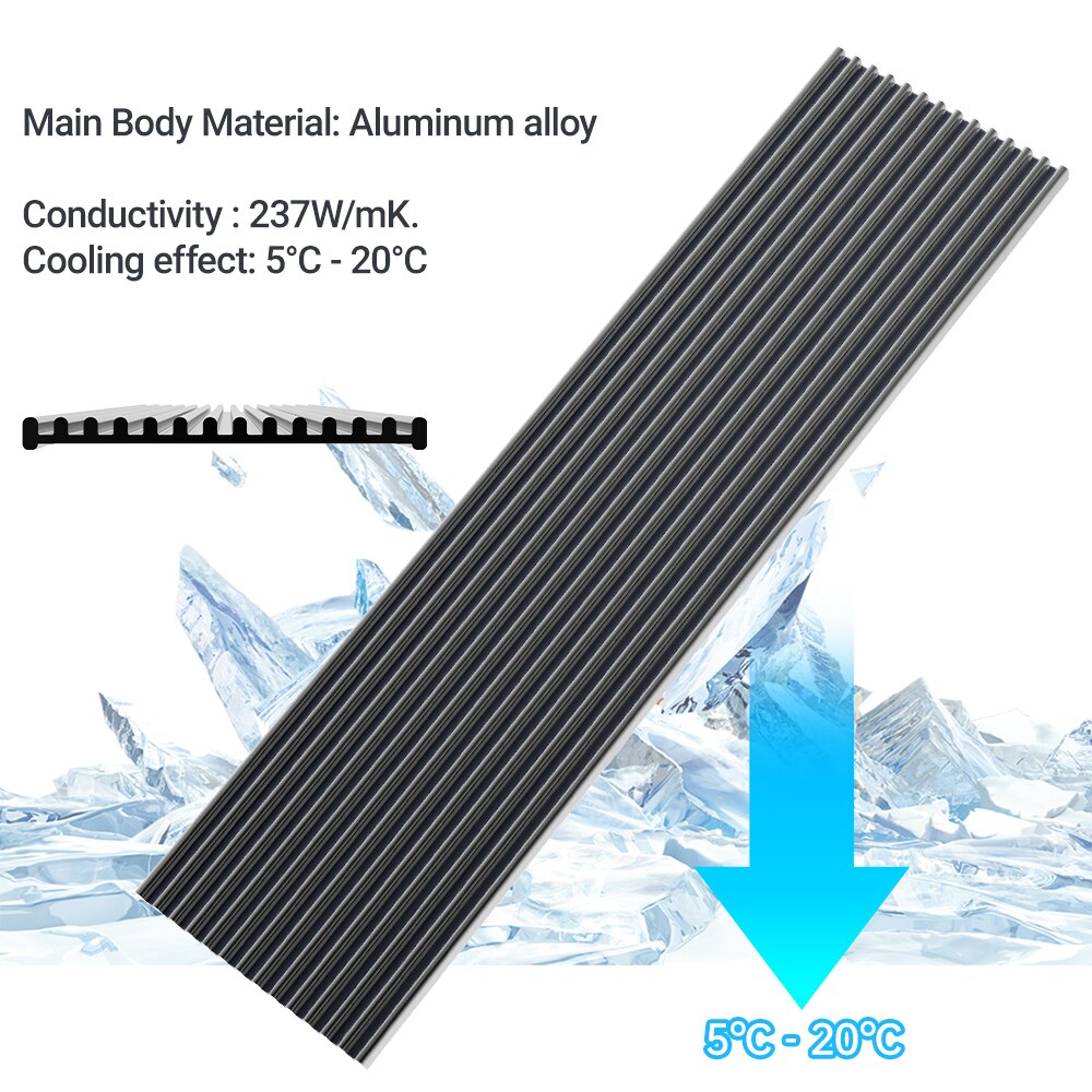 Radiator JEYI M.2 SSD, alumini – Laptop Accessories Cooling Pad recenzja i cena